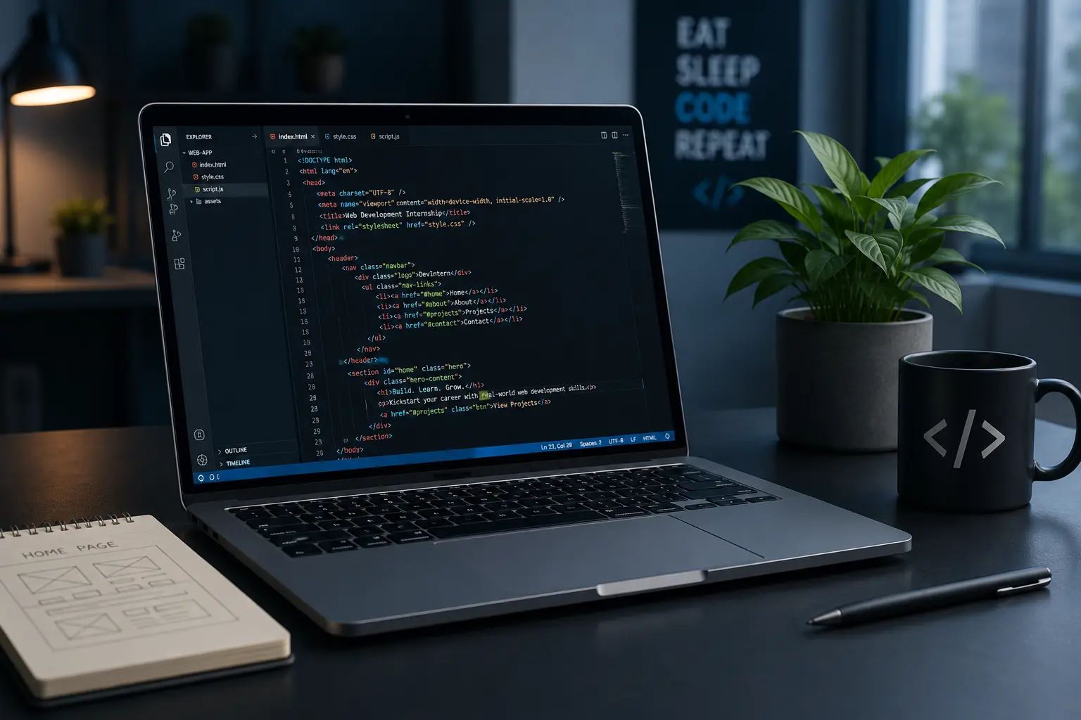 Web Development Internship